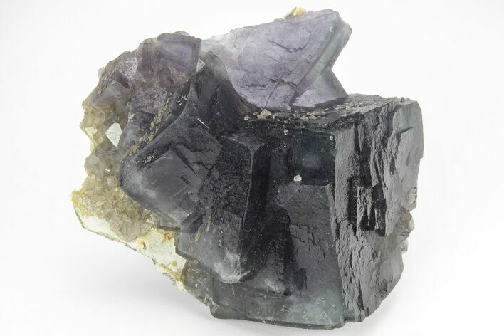 Colorful Cubic Fluorite Crystals with Phantoms - Yaogangxian Mine #217419